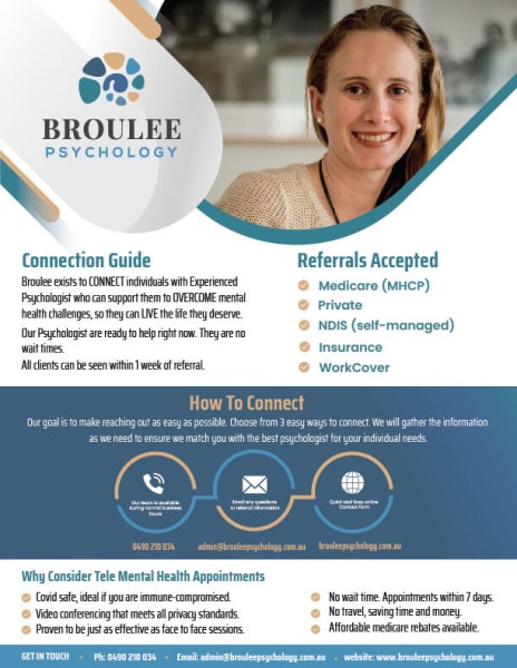 broulee psychology flyer